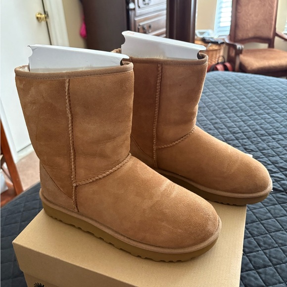 UGG Classic Tan Suede Footwear - Picture 2 of 11